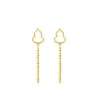 TOMEI Hulu Dangling Earring Yellow Gold 916 (9Q-YG1250E-1C)