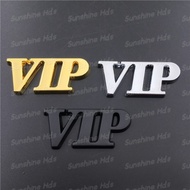 New Car Personality VIP Car Logo VIP Side Seam Label Decorative Sticker Modified Metal VIP Tail Tag 