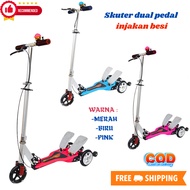 Dual Pedal Scooter/Iron Sliding Scooter/Otoped Scooter