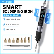 FNIRSI HS-02A Soldering Iron Internal Heat Nut Kit for 3D Printer M2-M8 Brass Thread Embedded Heat I