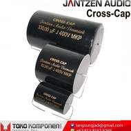 100UF 400V JANTZEN CROSS CAP CAPACITOR (KAPASITOR MKP POLYPROPYLENE)