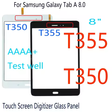 8.0 Inch For Samsung Galaxy Tab A 8.0 T355 T350 SM-T355 SM-T350 Touch Screen Digitizer Sensor Glass 