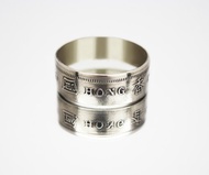 香港硬幣戒指 1 美元 1960 年香港戒指硬幣戒指男士硬幣戒指