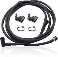 XQSMWF Windshield Washer hose Jet Fluid Nozzles Repair Kit Compatible with Ford F/250 F/350 F/450 Su