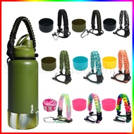 Aquaflask Accessories 2PCS Paracord with Silicon Boot Cover Set 12oz-40oz Aquaflask Non-slip Cup Cov