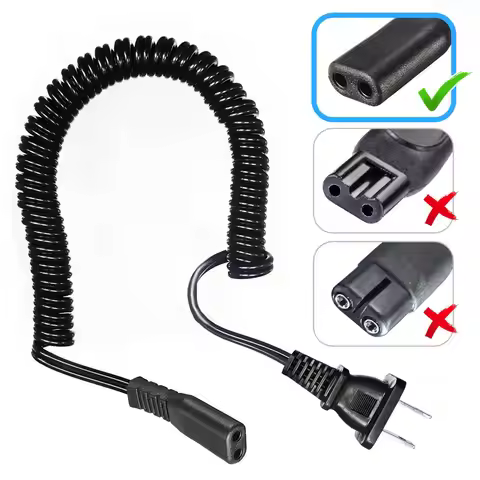 Charging Cord Compatible for Philips Norelco, Remington, Grundig, Braun, Eltron Shaver Power Lead El