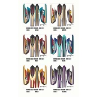 EX5 / EX5 Dream Body Cover Stripe Sticker New Model VIETNAM 2020 Cyan / Red / Gold / White / Blue / 