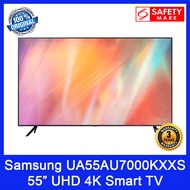 Samsung UA55AU7000KXXS 55 Inch UHD 4K Smart TV. Crystal Processor 4K. PurColour Technology. Bezeless Design. Safety Mark Approved. 3 Year Warranty.