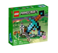 LEGO 21144 Minecraft The Sword Outpost 427pcs 8+ lego Đồ chơi gạch Hoàn toàn mới và chính hãng