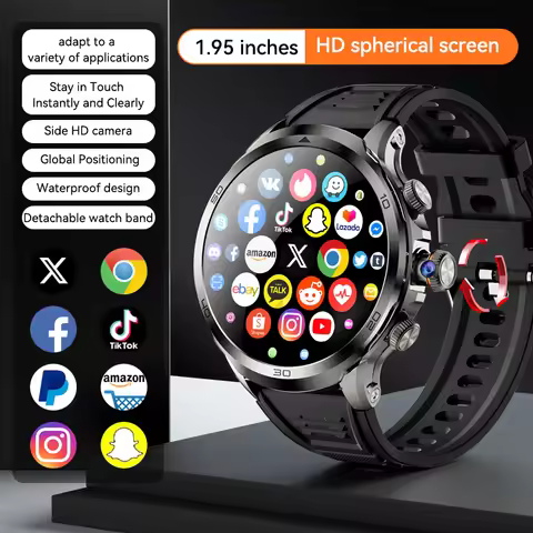 H19 Smart Watch 5G LTE 190° Rotary Camera Google Play Store 4GB RAM 64GB ROM App Download GPS WIFI H