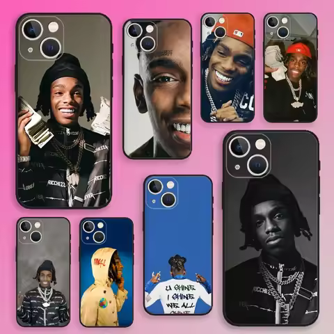 YNW Melly Rapper Phone Case For iPhone 16,15,14,13,12,11,Plus,Pro Max,XS,X,XR,SE,Mini,8,7 Soft Silic