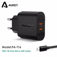 Aukey Charger Iphone Charger Samsung Quick Charge 3 Port 2