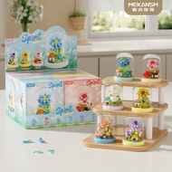 6pcs/set Wishing for Flower House Display Box Series Building Blocks Toys Gift K370-K375