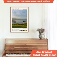 Wall painting, Oil Paint, Isle of Man Art, Isle of Man Poster, Isle of Man Photo, Isle of Man Decor 