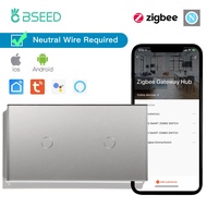Zigbee 1/2/3gang Touch Smart Switches 1/2/3way Tuya Smart Life App Control Eu Wall Sockets Outlets G