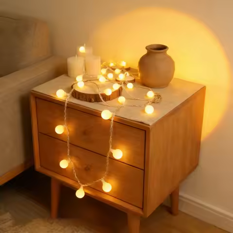 1PC LED String Lights, Battery Powered Energy-Saving Decorative Light Strip for Christmas, Camping &