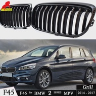 Car Front Bumper Kidney Grille Grill for 2014-2018 BMW 2 Series F45 Active Tourer Pre-LCI F46 GT Gra