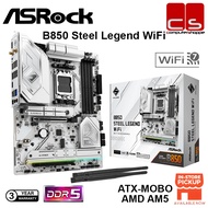 ASROCK B850 Steel Legend WiFi ATX-MOBO AM5 DDR5 Motherboard+ AMD 7000+8000+9000 Series Processor Com