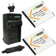 Battery (2-Pack) and Charger for Sony NP-BN1 and Sony Cyber-shot DSC-QX10, DSC-QX100, DSC-T99, DSC-T