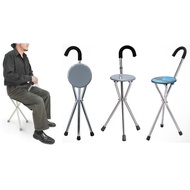 Kerusi lipat kerusi tongkat Kerusi Solat Sembahyang tongkat lipat 3 kaki alat bantu jalan oku tua