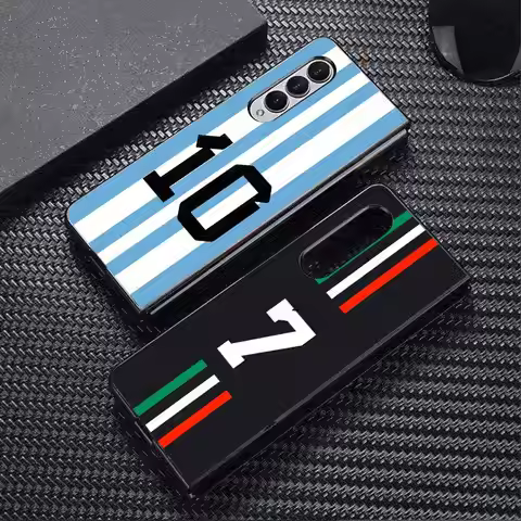 Football Star Digital Art Cases for Samsung Galaxy Z Fold6 Z Fold3 ZFold4 Z Fold5 5G Z Fold4 5G Coqu