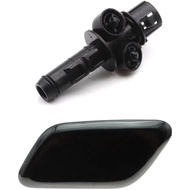 Front Bumper Headlight Washer Spray Nozzle Cover Cap with Connector for Toyota Avensis T25 2006-2008