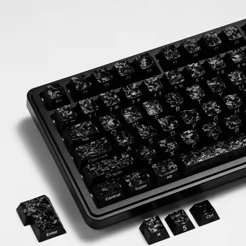 XVX Forged Carbon-Look Cherry Profile PC Keycap Set
