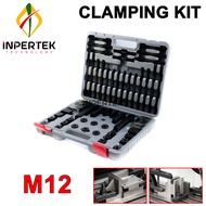 Clamping Kit M12 Clamp Set M 12 Klem Penjepit Mesin Milling Clemping Set