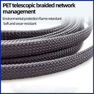 PET Elastic Woven Wire Mesh Black Encrypted Flame Retardant Woven Wire Mesh Nylon Computer Wire Mesh