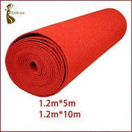 [kokiya] Red Carpet Aisle Runner Sturdy 1.2M Wide for Baby Shower Exhibition Ceremony 1.2mx10m