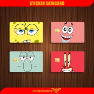 Skin Card, ATM Spongebob Theme 2 | Decorative ATM Card Sticker, Apartment Card - Waterproof