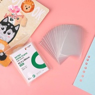 AmongSpring> 50pcs/set Korea Card Sleeves Clear Acid free-No CPP Holographic Protector Film Album Bi