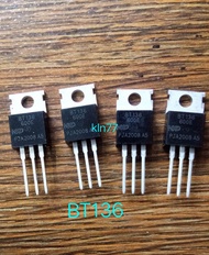 2BUAH BT136 BT 136 600E TO 220 600V/25A 4Q TRANSISTOR MOSFET