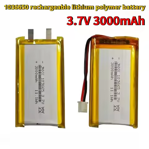 103665 Rechargeable Battery3.7V 3000mAh Gps Polymer Lithium Battery For LED Light Driving Recorder P