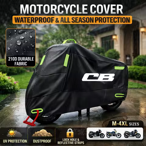 For Honda CB 599 600F CB 400 500 CB919 CB 125 R CB 190R 250R CB1000R Motorcycle Cover Waterproof Out
