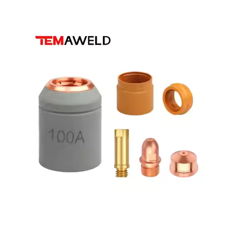 6PCS A101 141 Plasma Torch Consumables Kit Cutting Electrode Nozzle Tip Shield PR0101 PD0101 PC0101 