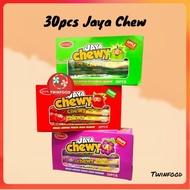 30Pcs JOMEI Jaya Fruity Chewy Candy - Apple, Grape, Strawberry Flavors