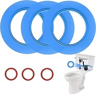 Flush Valve Seal for American Standard & Eljer Toilets, 3 Pcs Toilet Tank Parts Leak-Proof Upgraded 