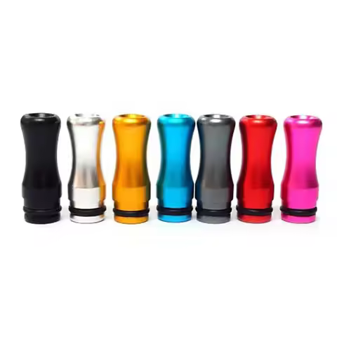 Metal Mini Drip Tip Aluminum 510 Mouthpiece for EGO DCT ViVI Nano CE4S CE5S K1 Tank