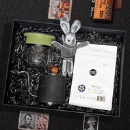 【交換禮物】HWC黑沃禮盒 耶加雪菲咖啡豆/手沖咖啡杯/咖啡壺