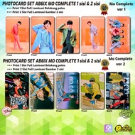 PHOTOCARD SET KPOP PREMIUM AB6IX MO COMPLETE VERTION FULL LAMINATION