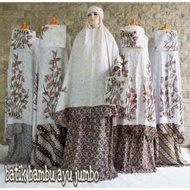 Mukena Dewasa Mukena Batik Bali Katun Rayon Super Jumbo Dewasa Batik