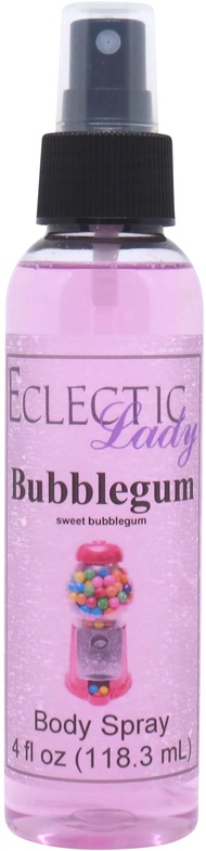 Bubblegum Body Spray, 4 ounces, Body Mist for Women with Clean, Light & Gentle Fragrance, Long Lasti