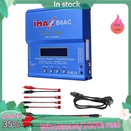 For  B6AC 80W RC Balance Charger+T Plug Cable Digital Li-Ion LiFe Nimh Nicd PB Lipo Battery Discharg