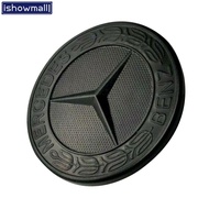 [ISHOWMAL] For MERCEDES  for BENZ CLA A45 GLA A CLASS SPORT BLACK BONNET BADGE- 57MM EMBLEM