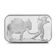 SilverTowne Retro Prospector 1 oz .999 Silver Bar 1oz