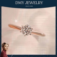 DMY Jewelry แหวนทองแท้ 1กรัม/ทองหลุดจำนำ/ แหวนเงินเเท้ ผญ/ แหวนเพชรของแท้/ แหวนเงิน 925แท้/ แหวนแฟชั่นเท่ๆ/ Moissanite Ring