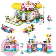 Friends Cafe and Cake Shop Building Kit, 790 Pieces Friends Heartlake City Building Blocks Sets for