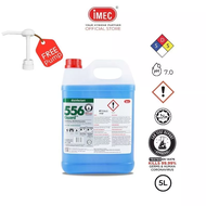 100-556-G5 Sanitizer and Disinfectant for Surfaces Wiping Mopping Spraying & Fogging IMEC 556 Guard