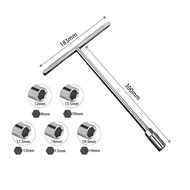 T - Socket Wrench T-handle Spanar T Hex Nut Driver 8mm 10mm 12mm 13mm 14mm Automotive Hand Tools